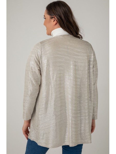 Легкая струящаяся накидка-кардиган