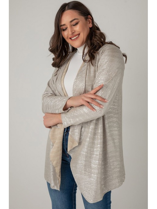 Легкая струящаяся накидка-кардиган