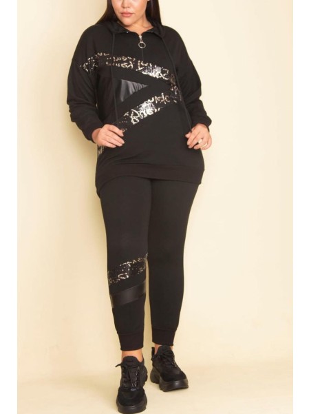 Must spordidress naistele