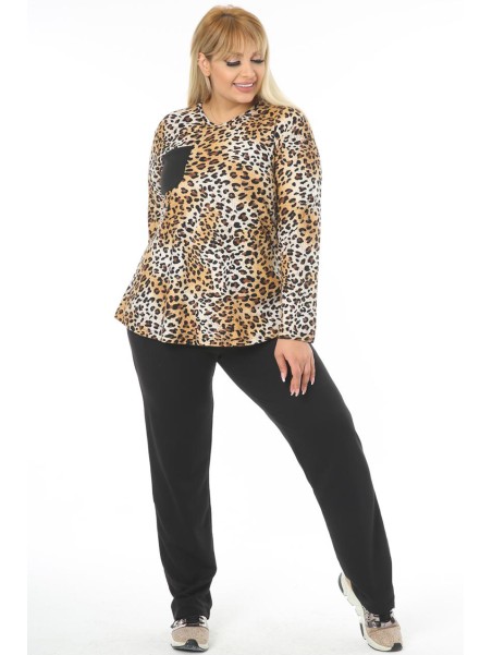 Mugav loomakarva mustritega vabaaja ülikond