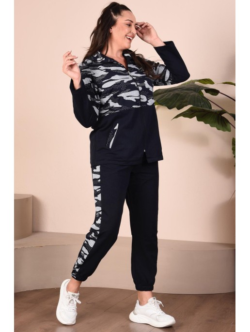 Женский спортивный костюм на молнии Женский спортивный костюм на молнии
