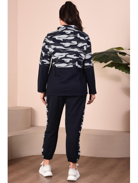 Sieviešu treniņtērps ar rāvējslēdzēju