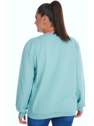 Женская хлопковая блузка с надписями 2