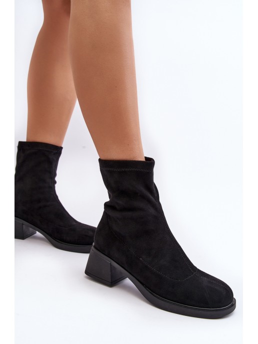 Women's low heeled ankle boots brown Aphroteia Women's low heeled ankle boots brown Aphroteia