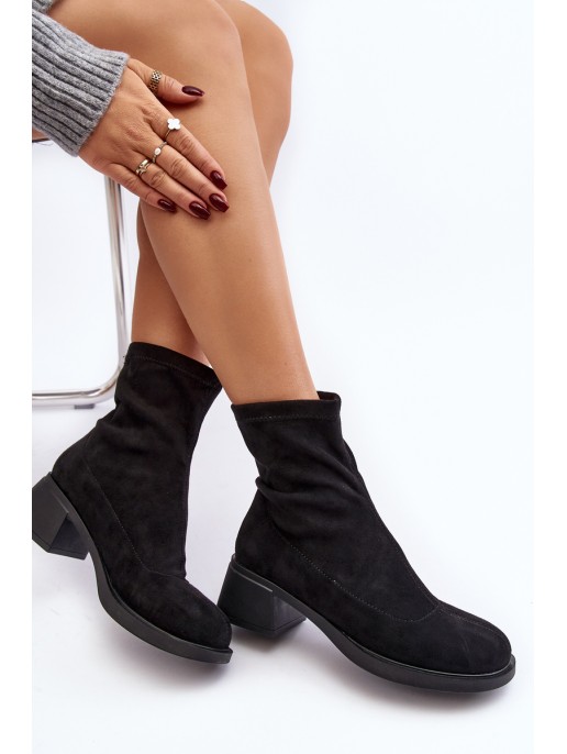 Women's low heeled ankle boots brown Aphroteia Women's low heeled ankle boots brown Aphroteia