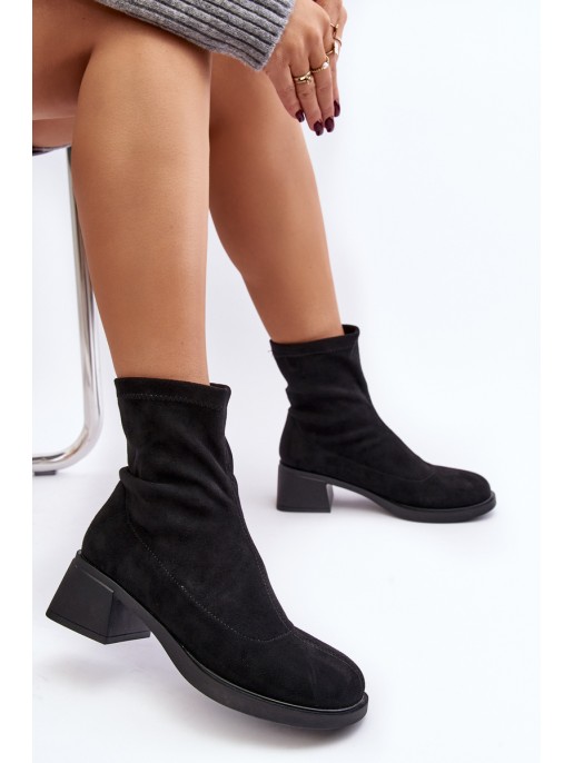 Women's low heeled ankle boots brown Aphroteia Women's low heeled ankle boots brown Aphroteia