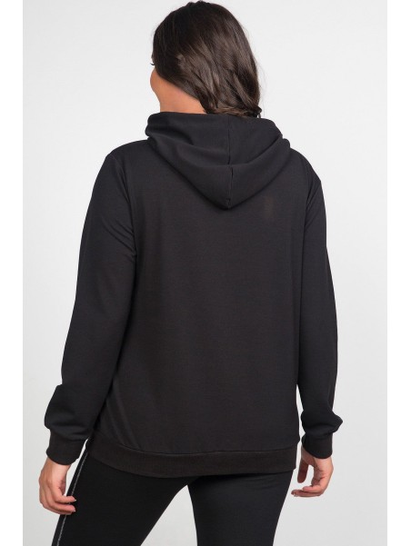 Madingas džemperis su cirkonio akmenėlių aplikacija