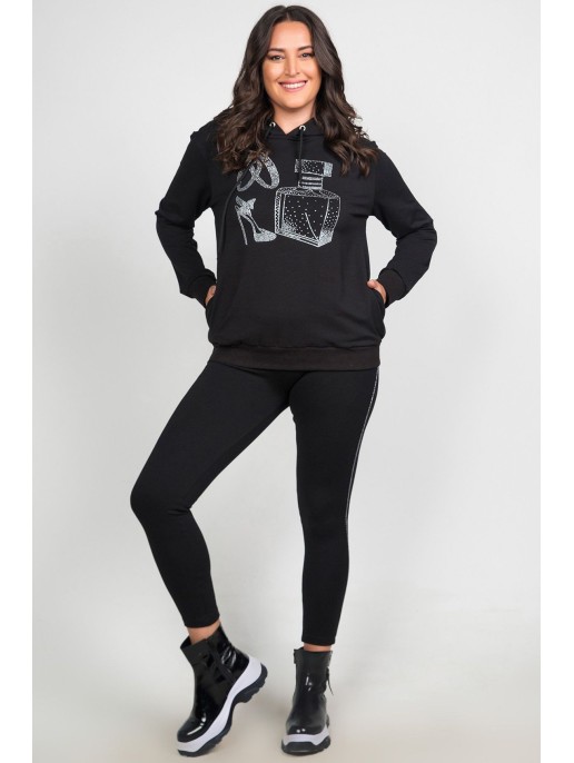 Moderns džemperis ar cirkona aplikāciju Moderns džemperis ar cirkona aplikāciju