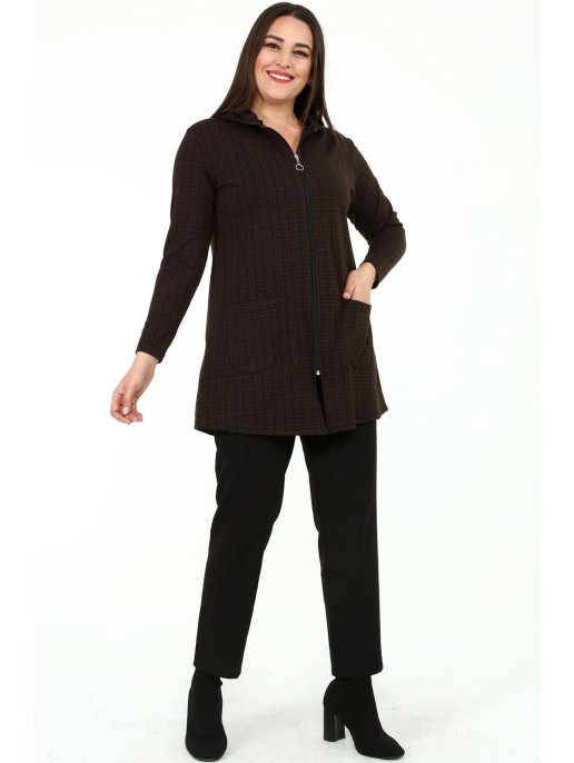 Sieviešu džemperis ar rāvējslēdzēju... Sieviešu džemperis ar rāvējslēdzēju...