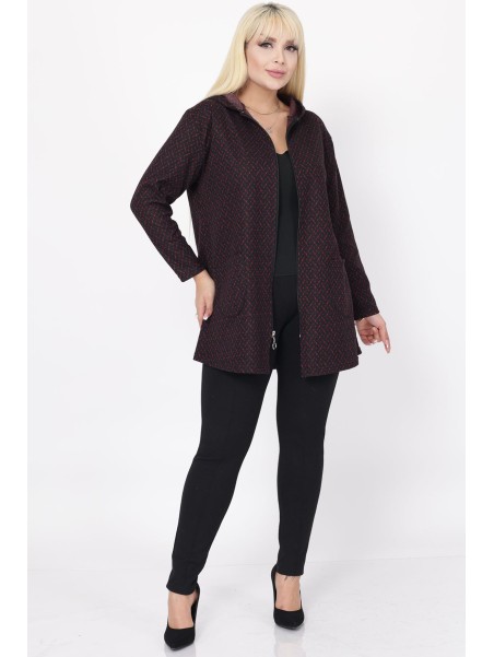 Толстовка на молнии с узором