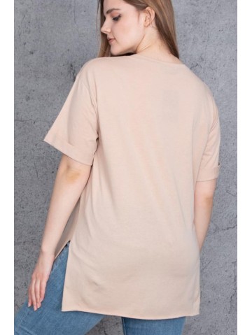 Sieviešu T-krekls ar aplikācijām 2