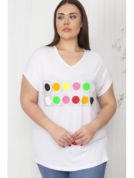 Viegls viskozes t-krekls ar kakla... Viegls viskozes t-krekls ar kakla...