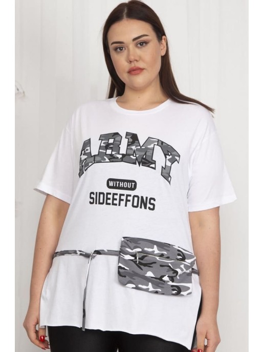 Stilīga blūze ar piesprādzējamu maku Stilīga blūze ar piesprādzējamu maku