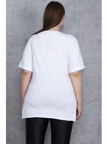 Naturaalsest puuvillast lühikeste varrukatega T-särk 2