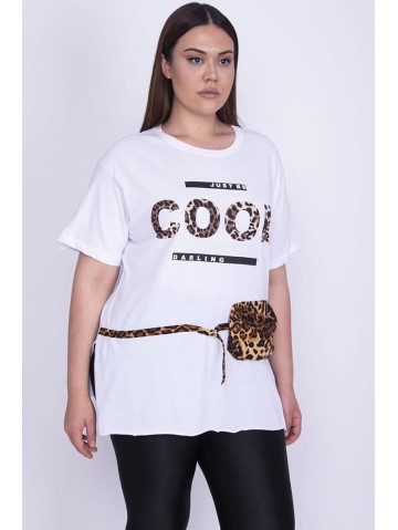 Хлопковая футболка с кошельком на клипсе 2