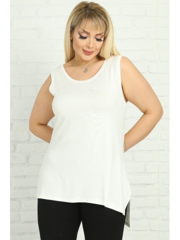 Рубашка без рукавов из вискозы