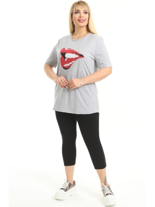 Hall naiste t-särk aplikatsiooniga Hall naiste t-särk aplikatsiooniga