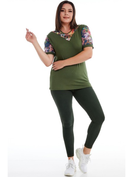 Ilus lühikeste varrukatega pluus