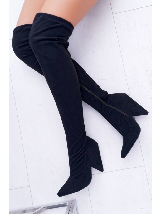 Women's Heeled Lu Boo Suede Black Tamaris Boots