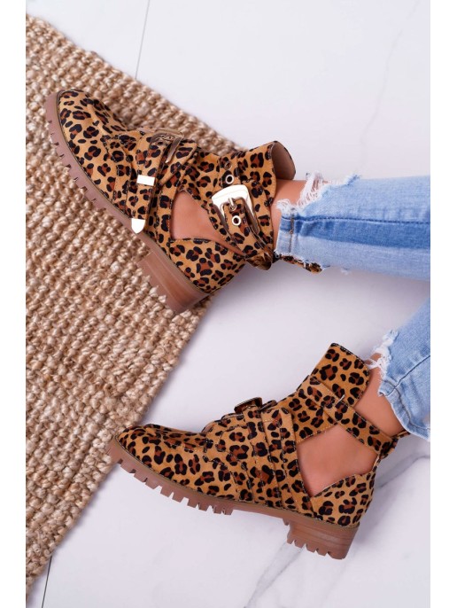 Lu Boo Suede Boots With Cutouts Panther Rock Girl Lu Boo Suede Boots With Cutouts Panther Rock Girl
