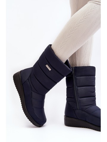 Warm Wedge Snow Boots Black Calena 2
