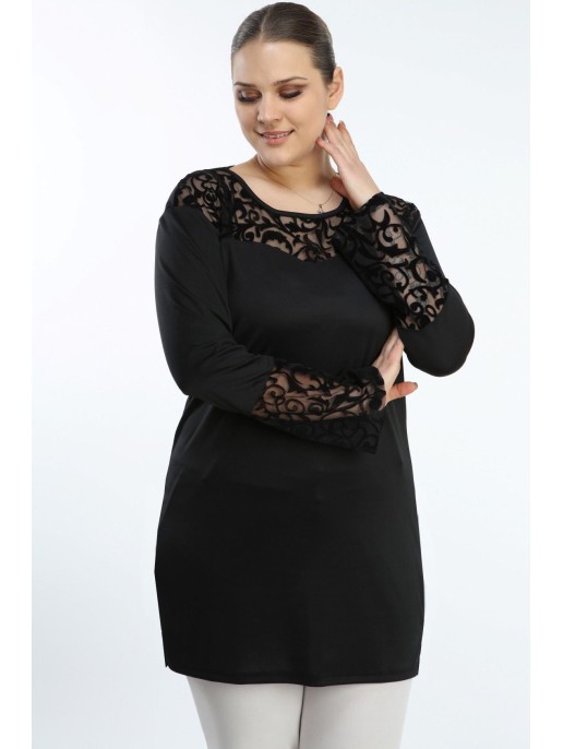 Must pitsiga tuunika Must pitsiga tuunika