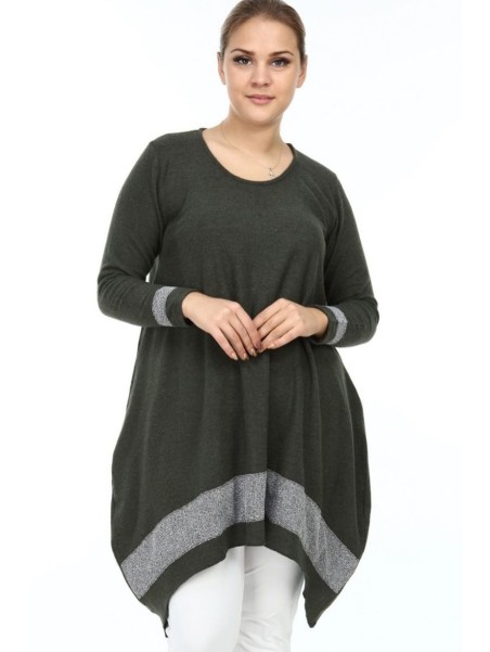 Soe asümmeetriline pikkade varrukatega tuunika