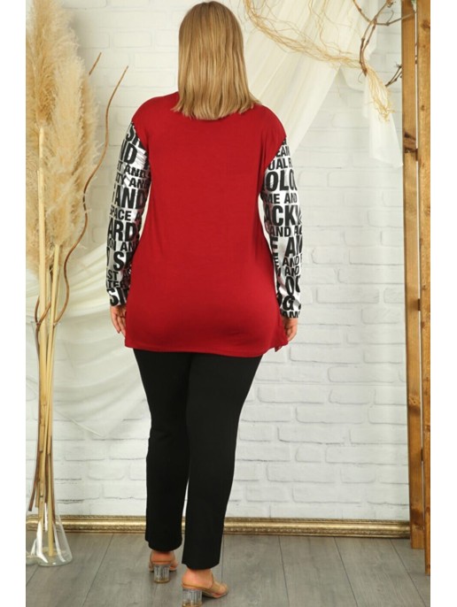 Blūzes tunika ar uzrakstiem Blūzes tunika ar uzrakstiem