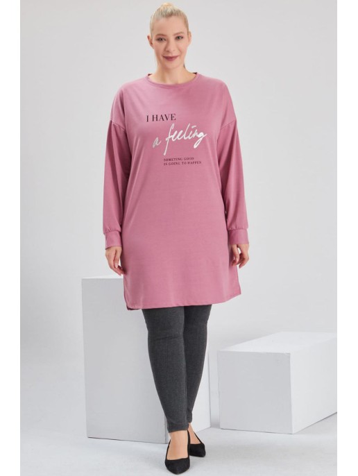 Trikotažinė tunika ilgomis rankovėmis Trikotažinė tunika ilgomis rankovėmis