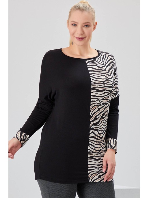 Viskozes blūze ar garām piedurknēm Viskozes blūze ar garām piedurknēm