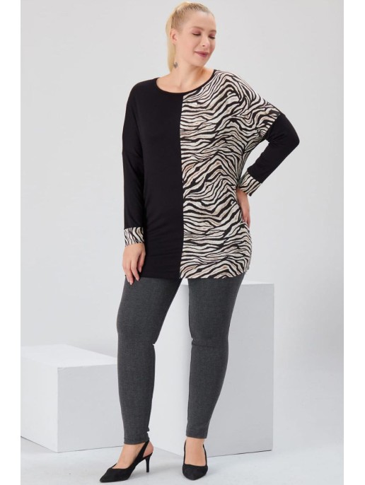 Вискозная блузка с длинными рукавами Вискозная блузка с длинными рукавами