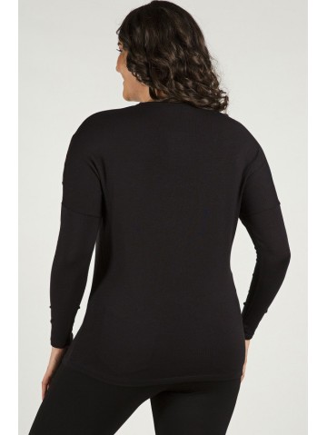 Juoda palaidinė ilgomis rankovėmis 2