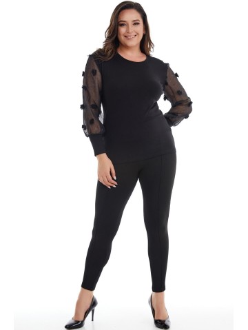 Ilus naiste pluus kaunite varrukatega 2