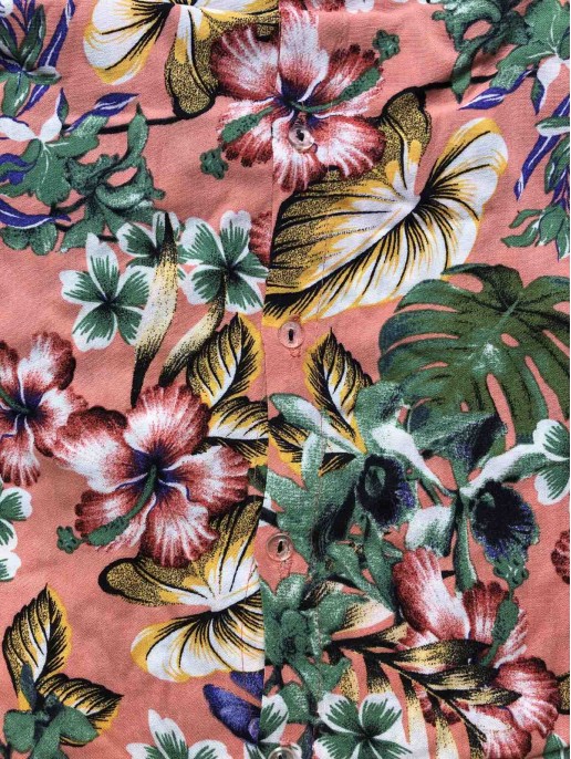 Рубашка из вискозы с цветочным... Рубашка из вискозы с цветочным...