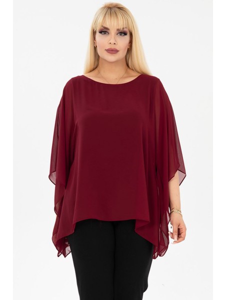 Puošni plazdanti palaidinė moterims