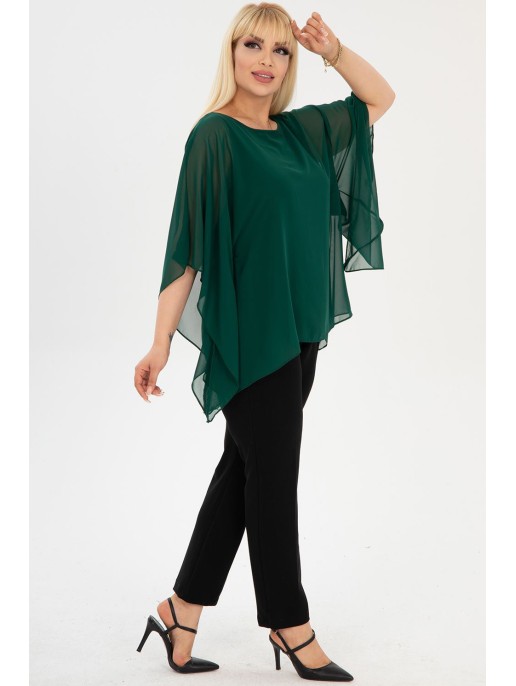 Eleganta zaļa blūze sievietēm Eleganta zaļa blūze sievietēm