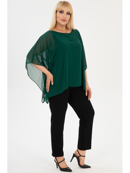 Eleganta zaļa blūze sievietēm Eleganta zaļa blūze sievietēm