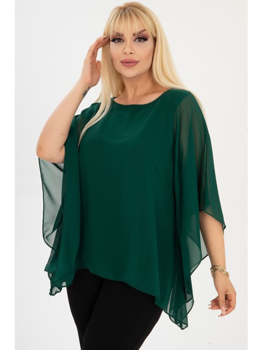 Eleganta zaļa blūze sievietēm Eleganta zaļa blūze sievietēm