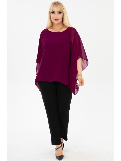 Элегантная развевающаяся блузка для... Элегантная развевающаяся блузка для...