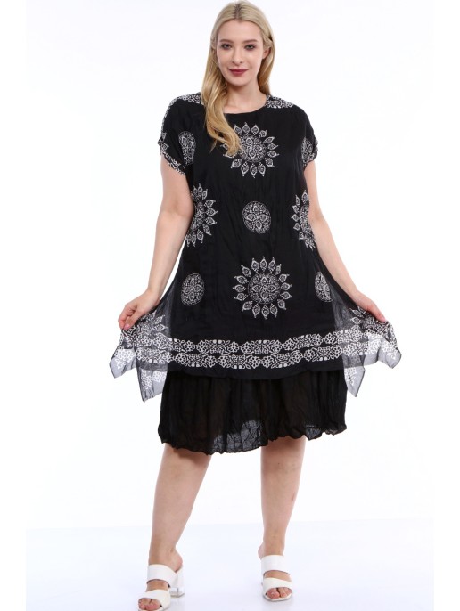 Женское платье в два слоя. Женское платье в два слоя.