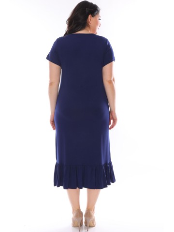 Tamsiai mėlyna suknelė 2