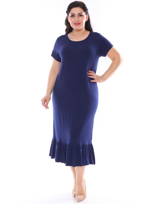 Tamsiai mėlyna suknelė Tamsiai mėlyna suknelė