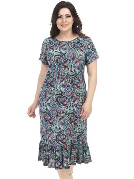 Suknelė trumpomis rankovėmis