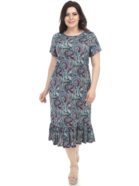 Suknelė trumpomis rankovėmis