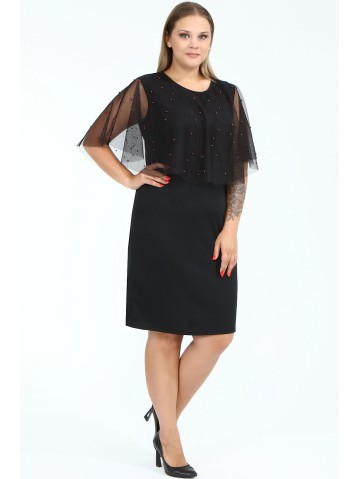 Puošni suknelė su bordiniais karoliukais 2