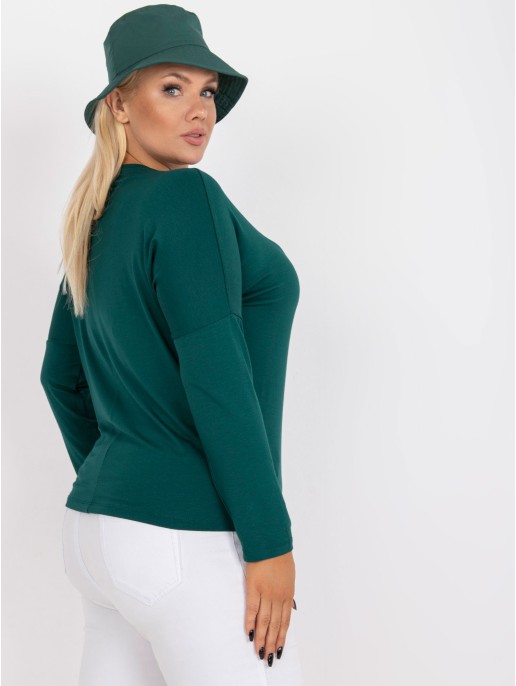 Bluzka-RV-BZ-7302.23-ciemny zielony Bluzka-RV-BZ-7302.23-ciemny zielony