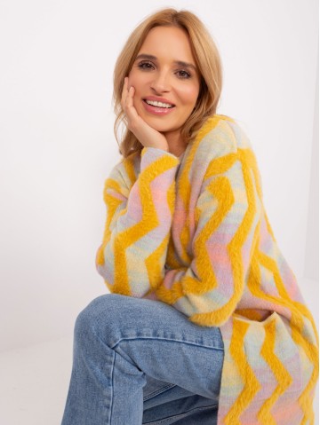 Sweter-AT-SW-234701.34-żółty 2