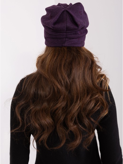 Czapka-AT-CZ-2325.85-ciemny fioletowy Czapka-AT-CZ-2325.85-ciemny fioletowy