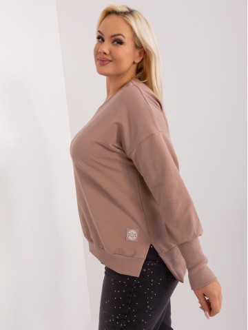 Bluzka-RV-BZ-9144.37-ciemny bezowy