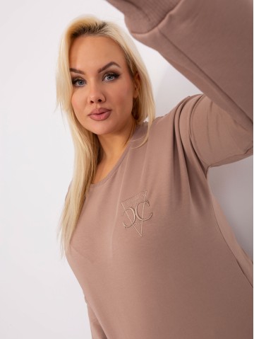 Bluzka-RV-BZ-9312.28P-ciemny bezowy 2